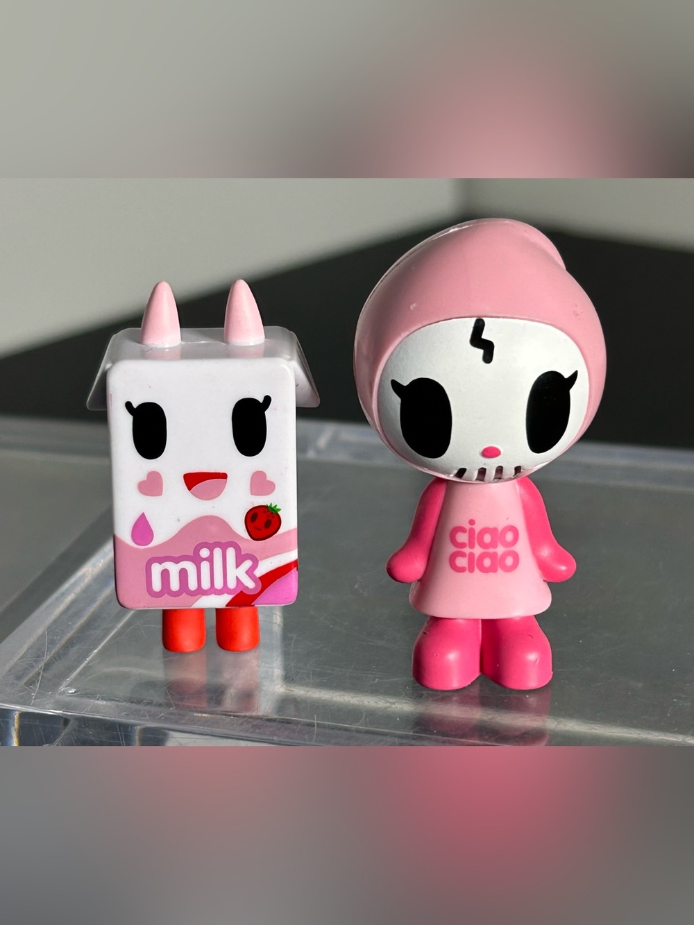 Tokidoki Vinyl Figures Strawberry Milk from the Moria Series & Ciao Ciao